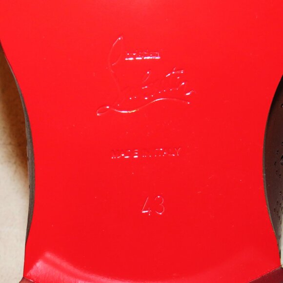 Christian Louboutin Corteobello Havane Medallion Red Bottom Oxford US 10 NWB - Picture 10 of 15